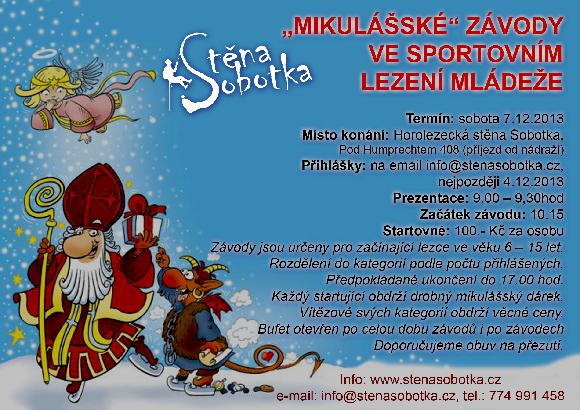 Lezecké závody Sobotka 7.12.